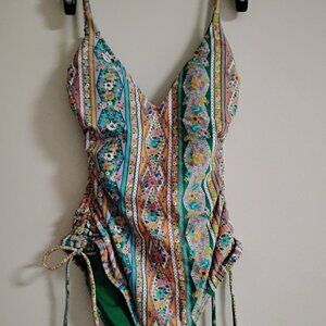 Boho O'Neill Blue One Piece Swimsuit Sz. XS